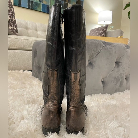 SOLD MO.S Italian Knee Boots - Picture 5 of 17